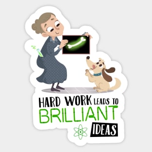 Marie curie 03 Sticker